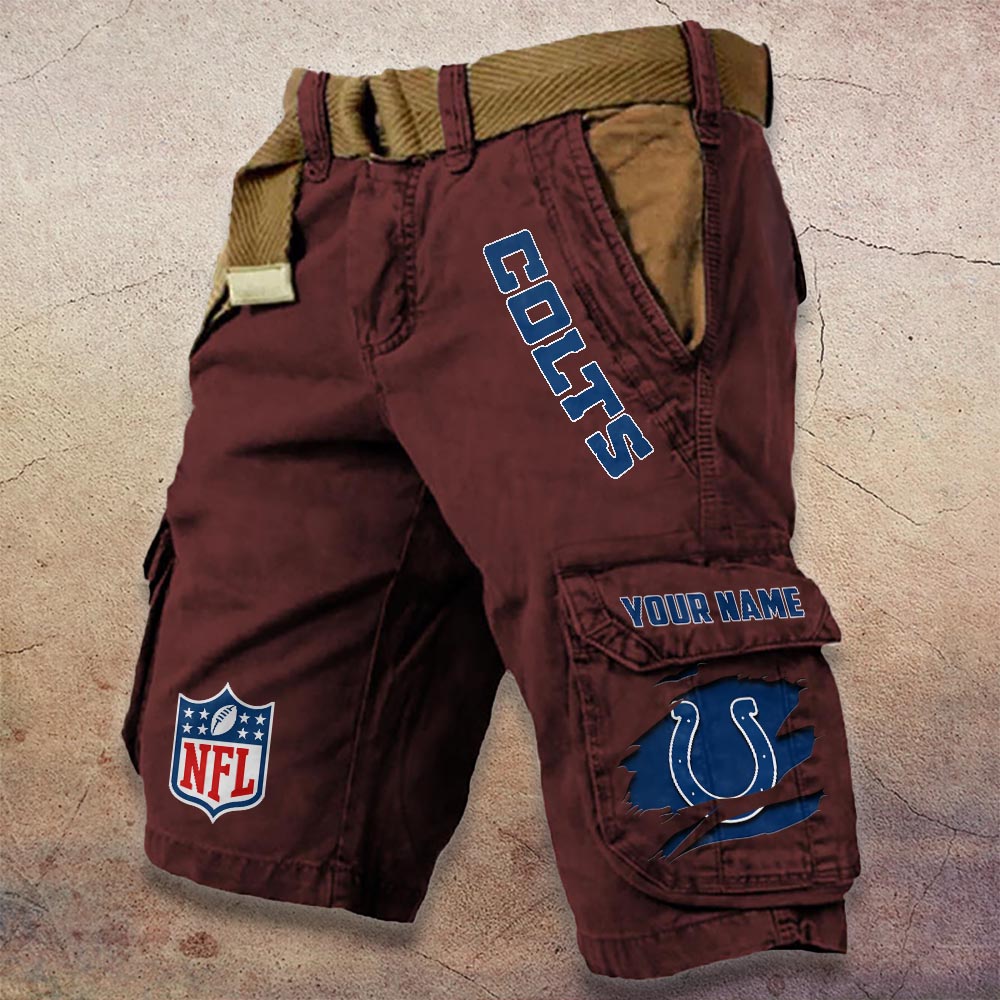 Sportswearmerch Indianapolis Colts NFL Denim Short For Fan