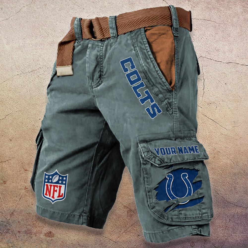 Sportswearmerch Indianapolis Colts NFL Denim Short For Fan