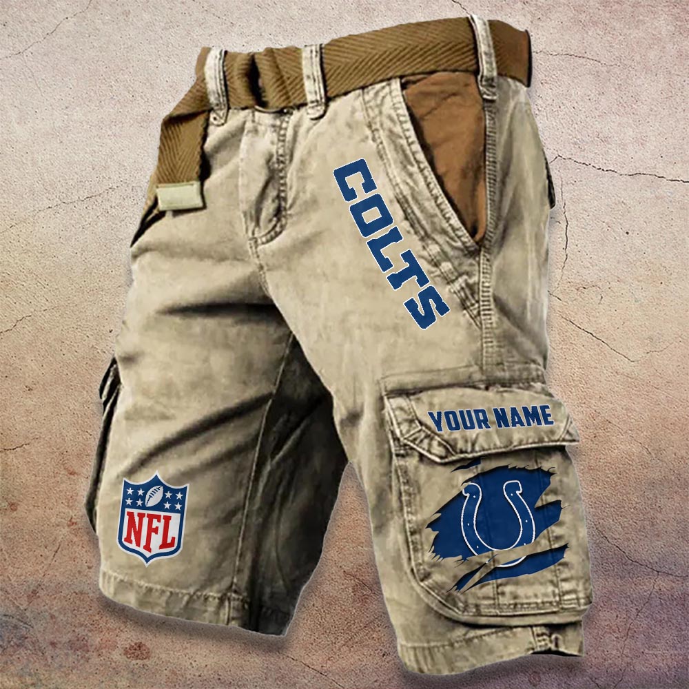 Sportswearmerch Indianapolis Colts NFL Denim Short For Fan