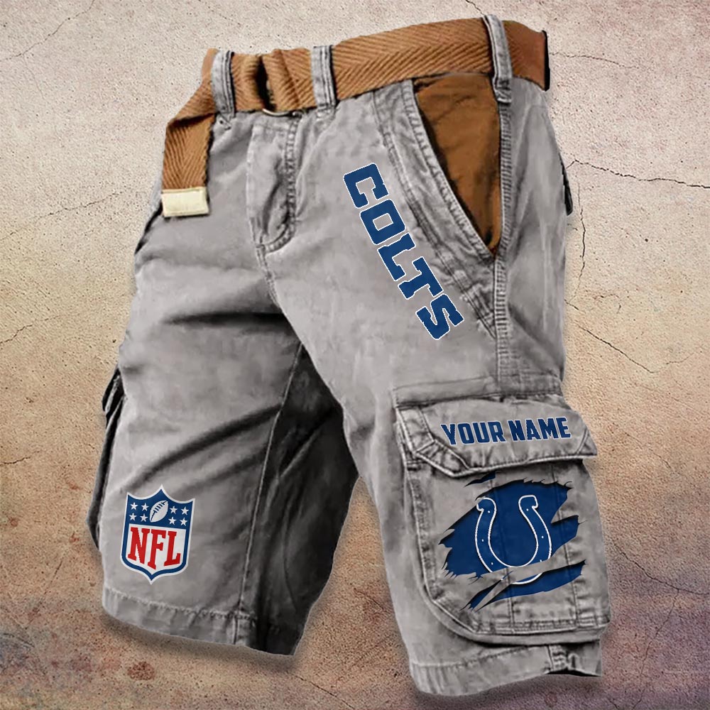 Sportswearmerch Indianapolis Colts NFL Denim Short For Fan