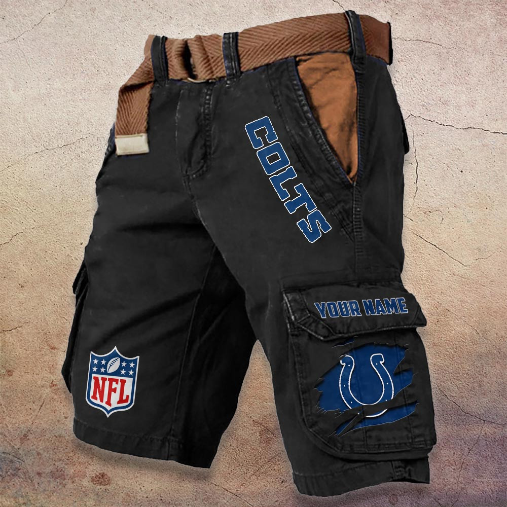 Sportswearmerch Indianapolis Colts NFL Denim Short For Fan