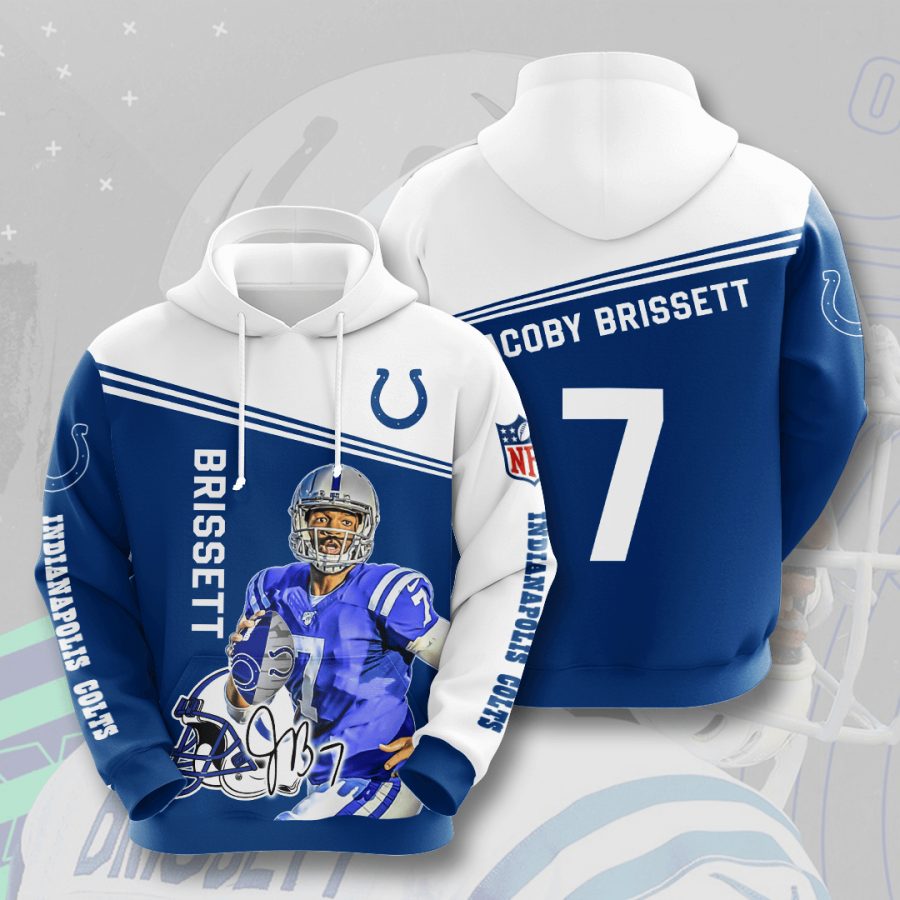 Sportswearmerch Indianapolis Colts NFL Jacoby Brissett Personalized Hoodie For Fan