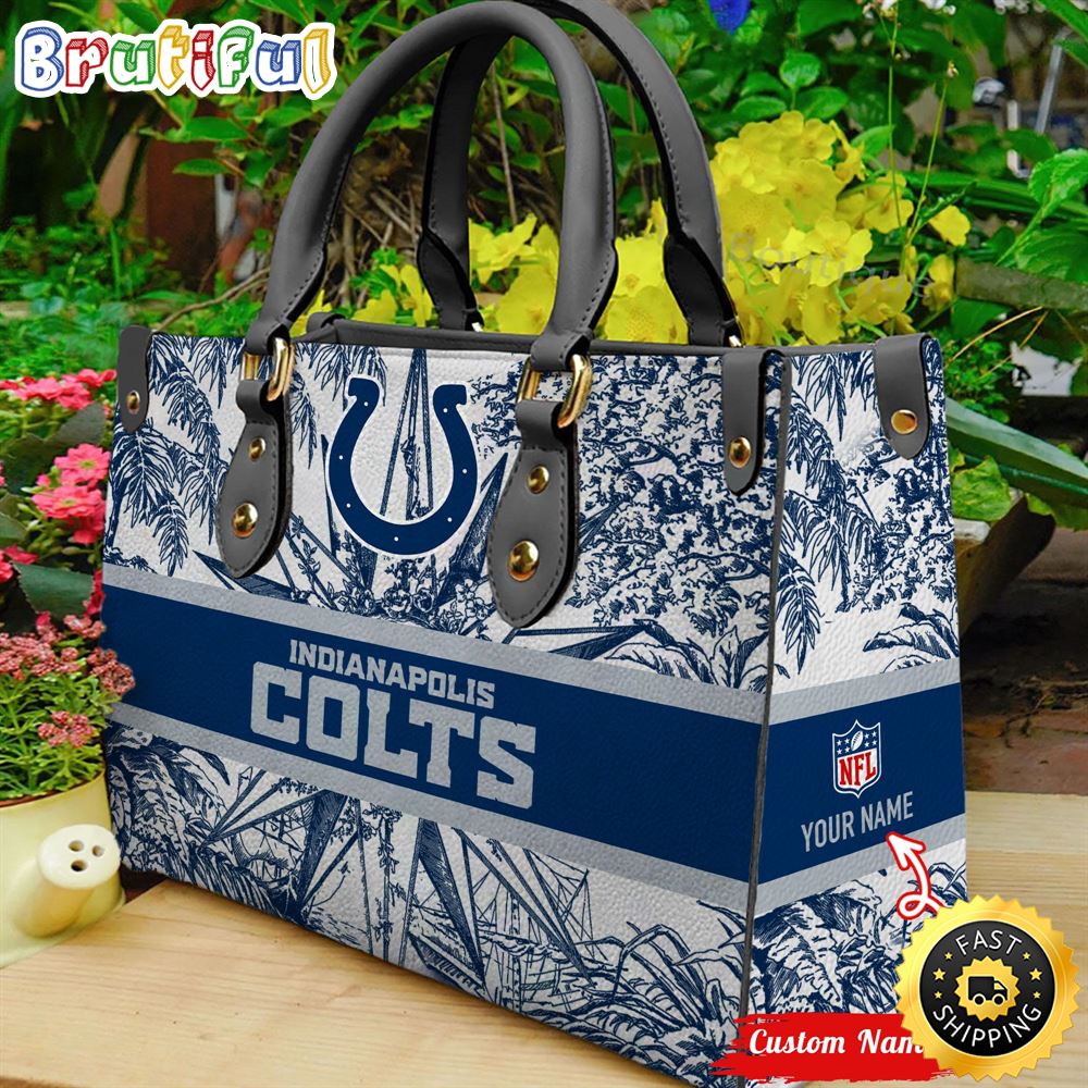 Sportswearmerch Indianapolis Colts NFL Leather Handbag For Fan