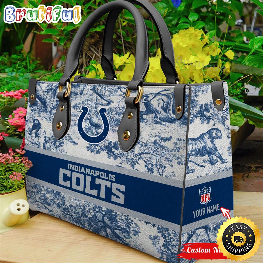 Sportswearmerch Indianapolis Colts NFL Leather Handbag For Fan