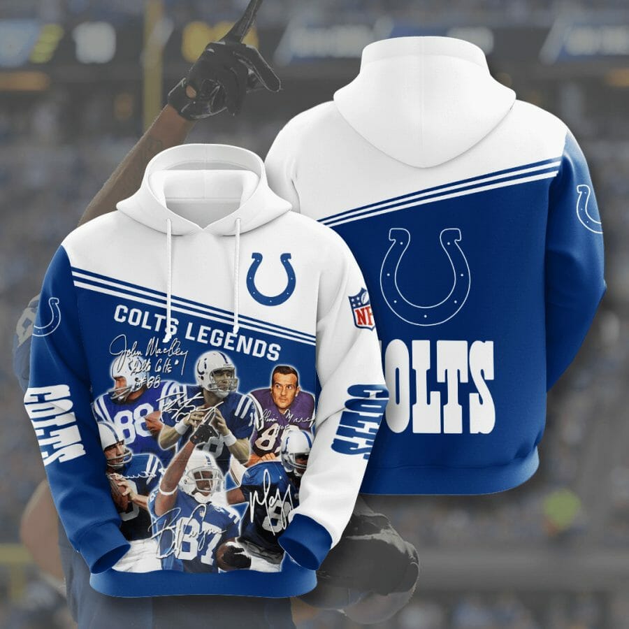 Sportswearmerch Indianapolis Colts NFL Legends Personalized Hoodie For Fan