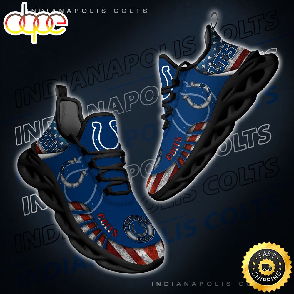 Sportswearmerch Indianapolis Colts NFL Max Soul Shoes Sneakers For Men And Women