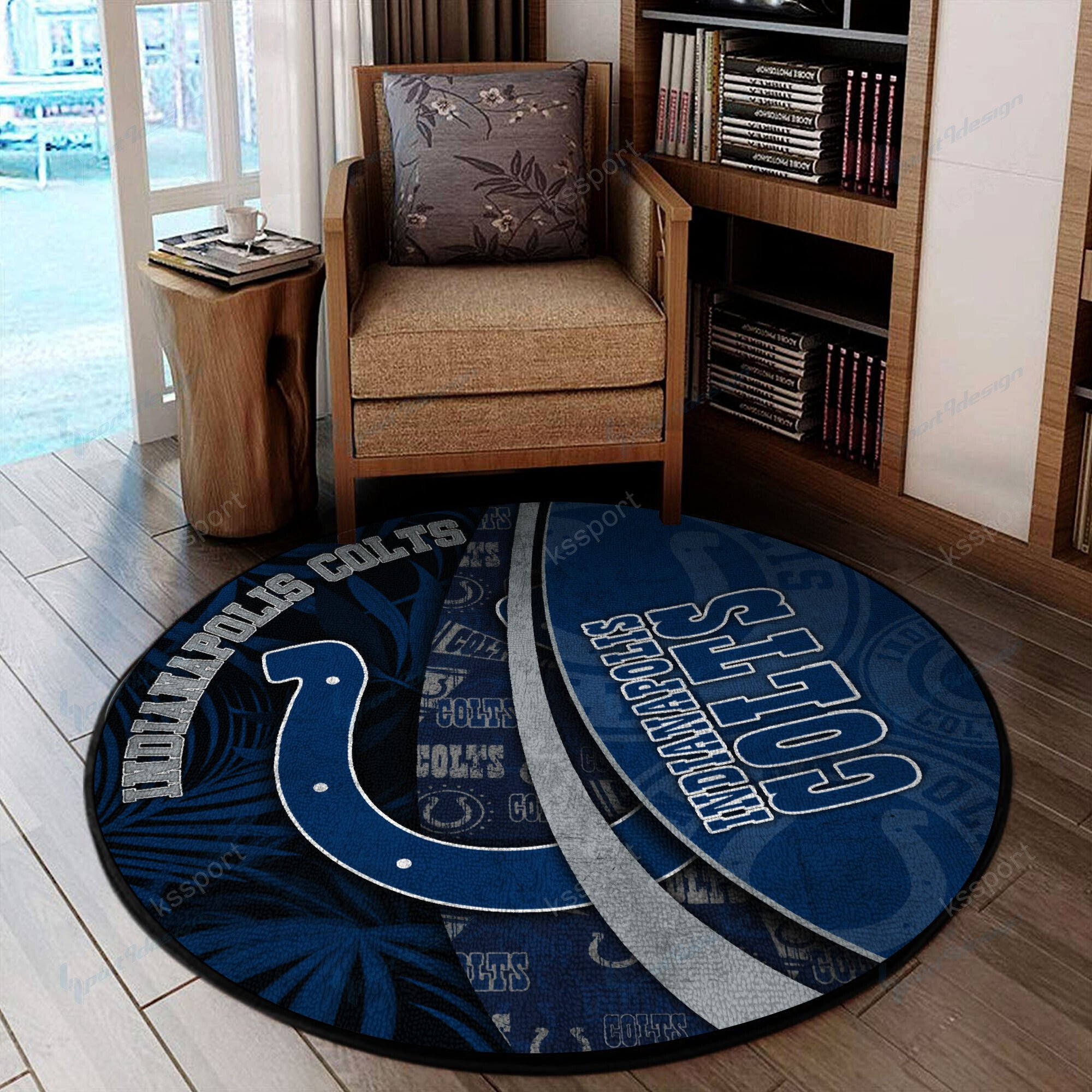 Sportswearmerch Indianapolis Colts NFL Round Rug For Fan