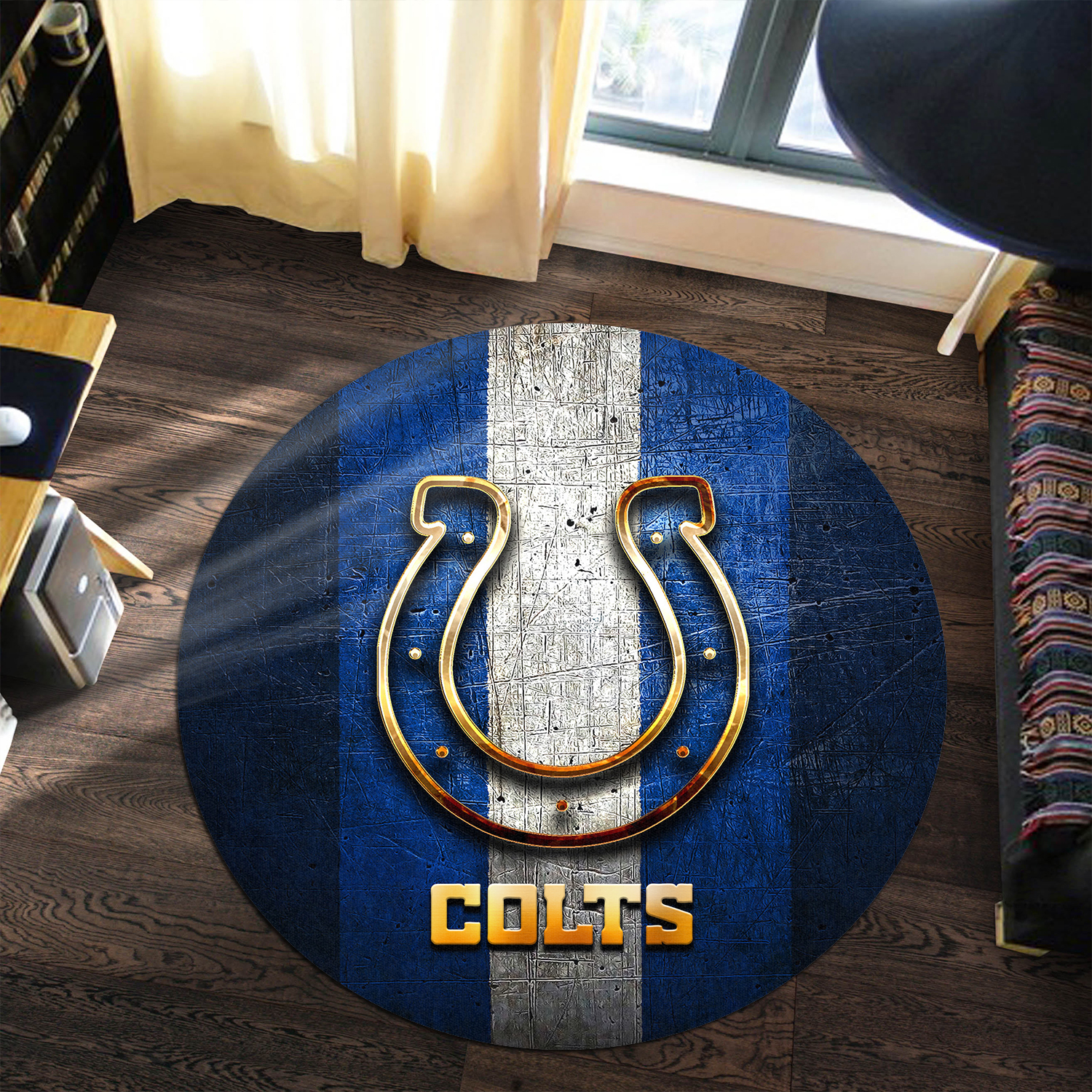 Sportswearmerch Indianapolis Colts NFL Round Rug For Fan