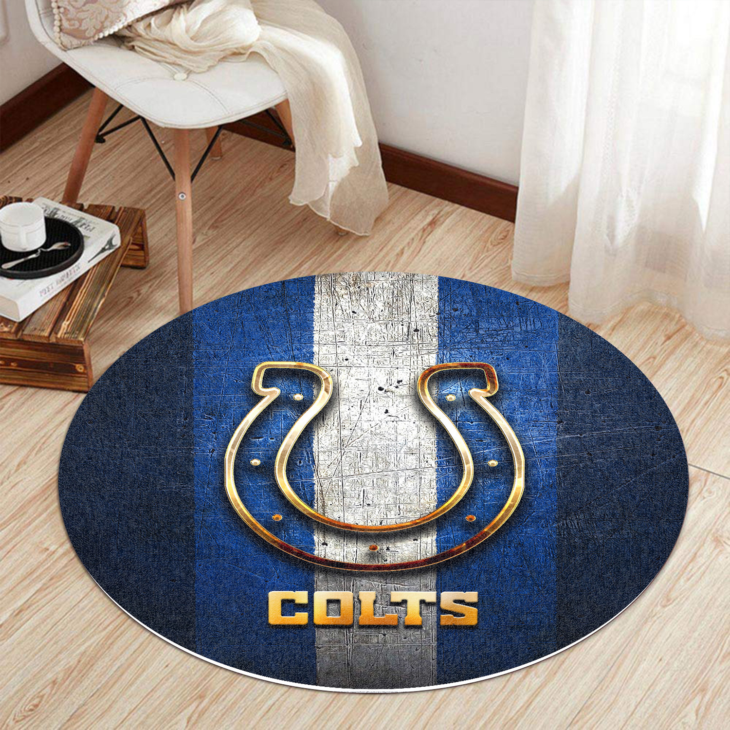 Sportswearmerch Indianapolis Colts NFL Round Rug For Fan