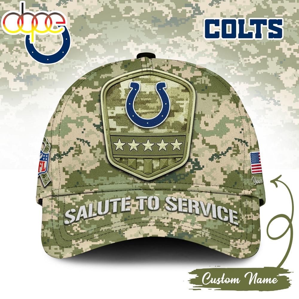 Sportswearmerch Indianapolis Colts NFL Salute To Service Classic Cap For Fan