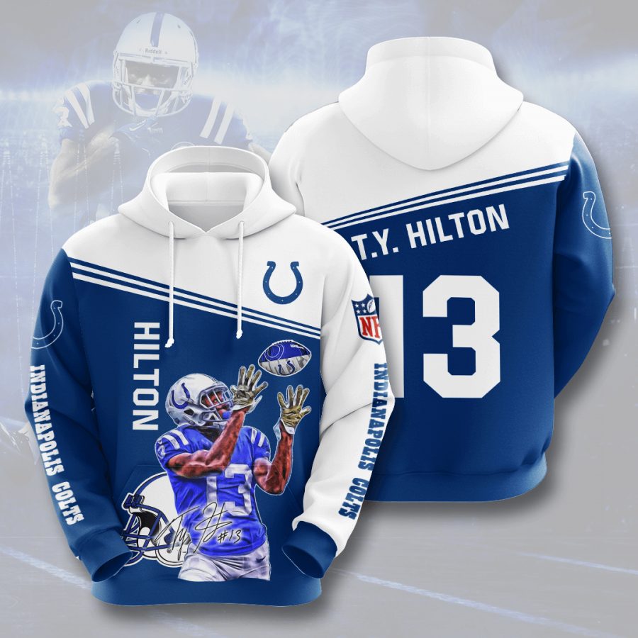 Sportswearmerch Indianapolis Colts NFL T. Y. Hilton Personalized Hoodie For Fan