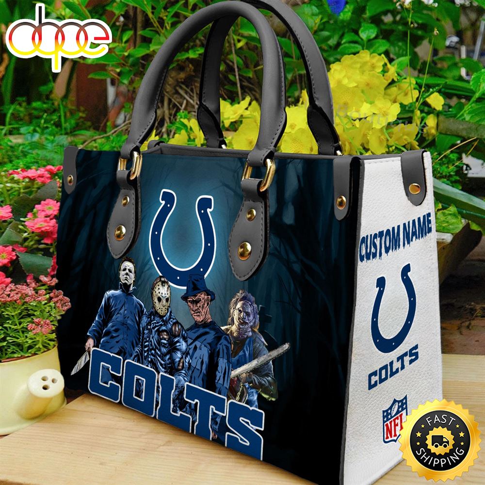 Sportswearmerch Indianapolis Colts NFL Women Leather Hand Bag For Fan