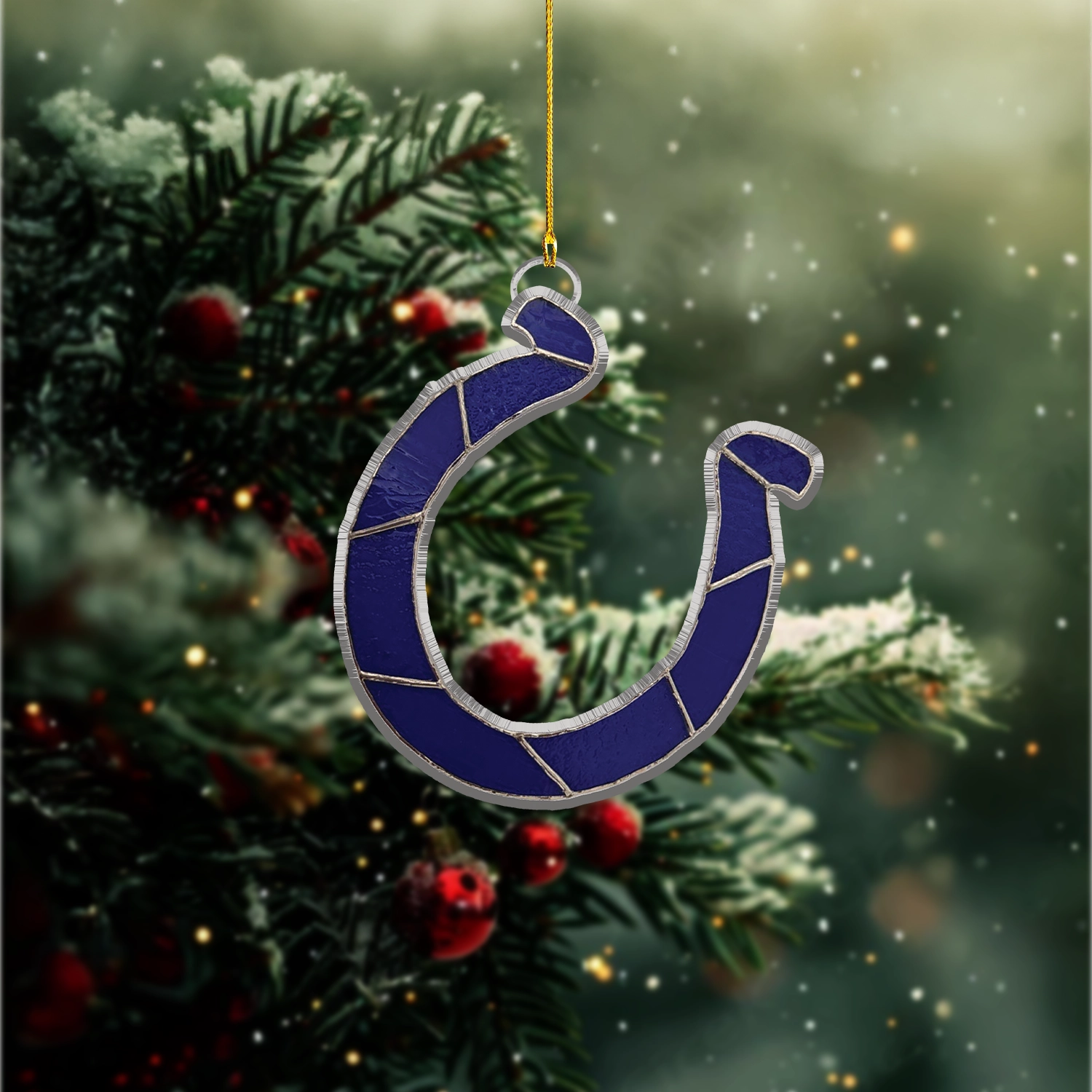 Sportswearmerch Indianapolis Colts NFL x Christmas Acrylic Ornament Gift For Fans