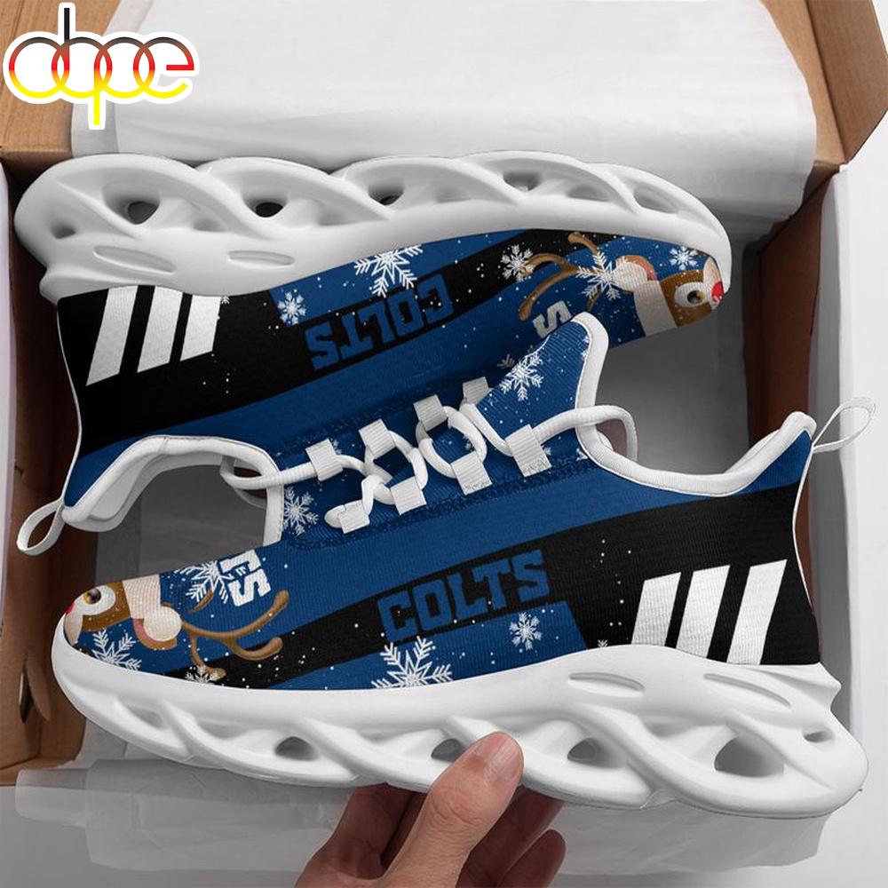 Sportswearmerch Indianapolis Colts NFL X-max Reindeer Christmas Max Soul Shoes Sneakers For Men And Women