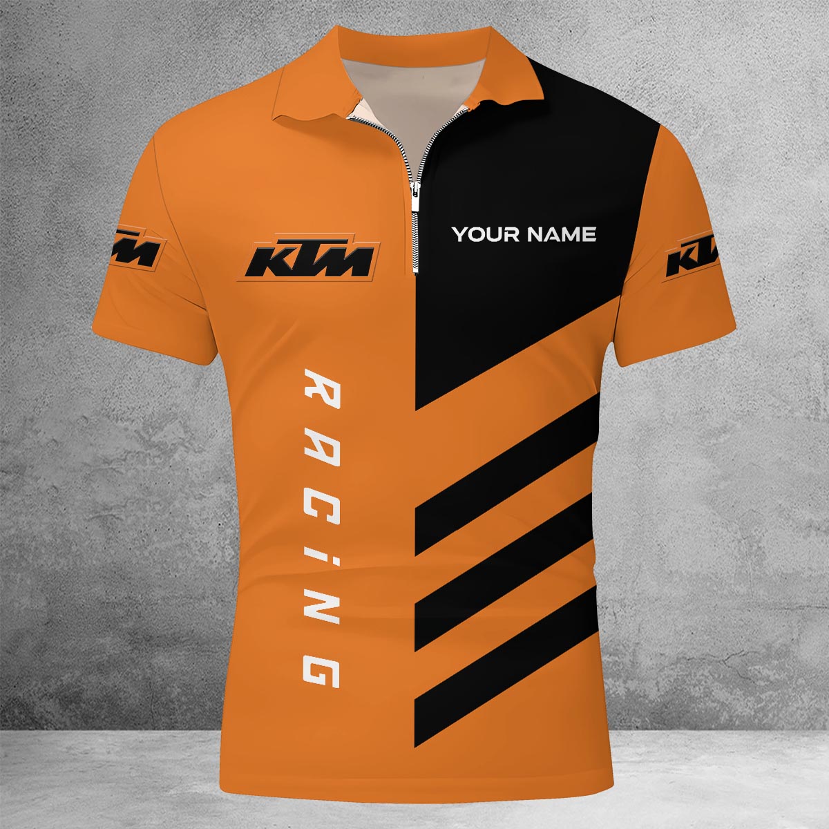 Sportswearmerch Infiniti Car Lapel Zip Polo Shirt For Fan