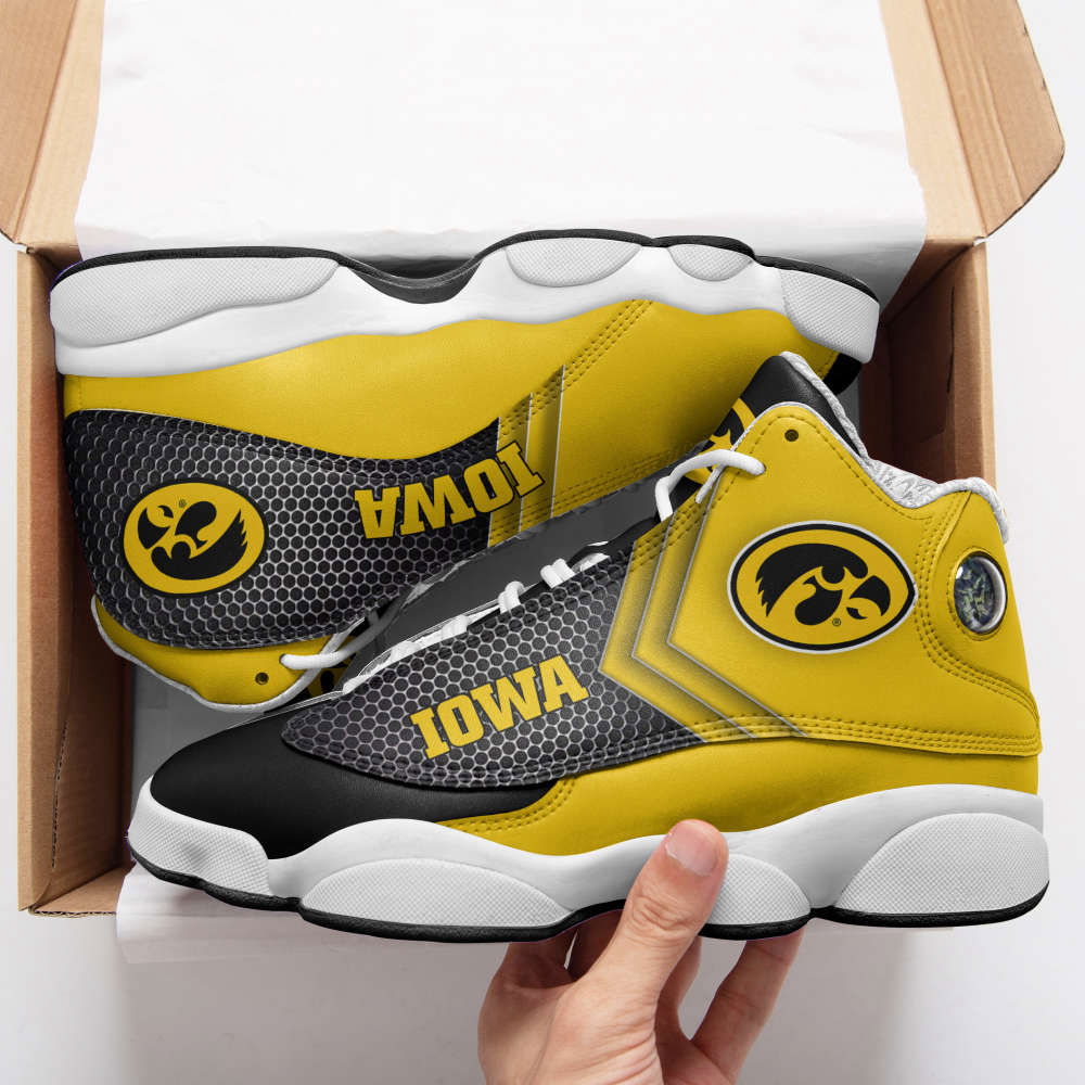Sportswearmerch Iowa Hawkeyes NCAA AJ13 Sneakers Shoes For Men And Women