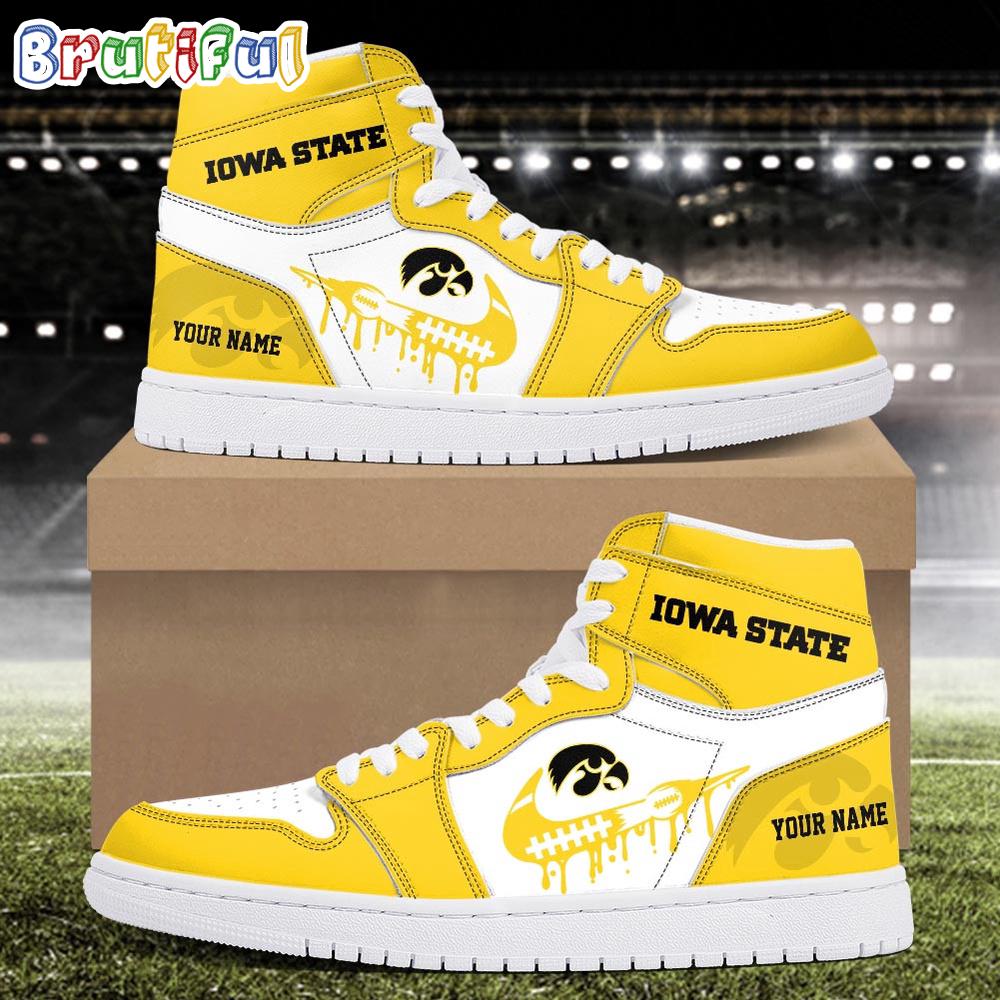 Sportswearmerch Iowa State Cyclones NCAA AJ1 High Sneakers Shoes For Men And Women