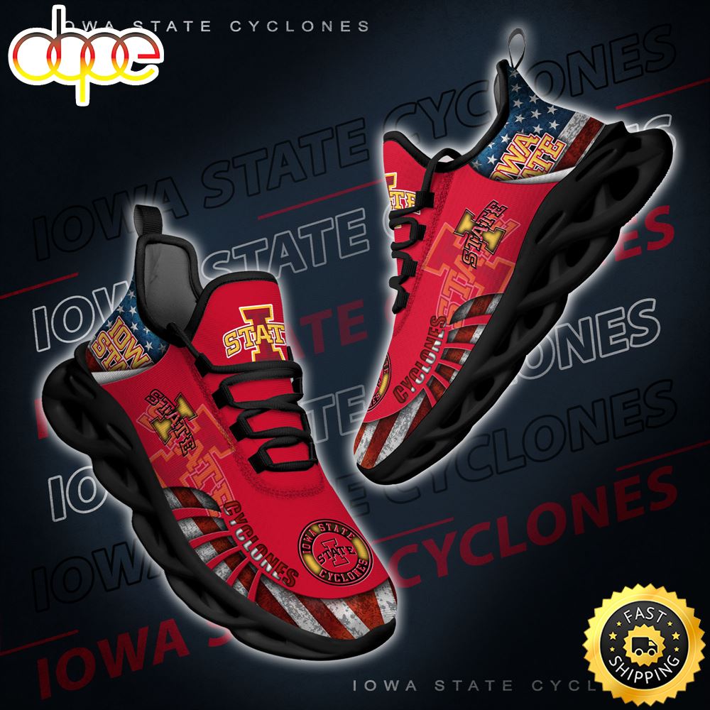 Sportswearmerch Iowa State Cyclones NCAA Max Soul Shoes Sneakers For Men And Women