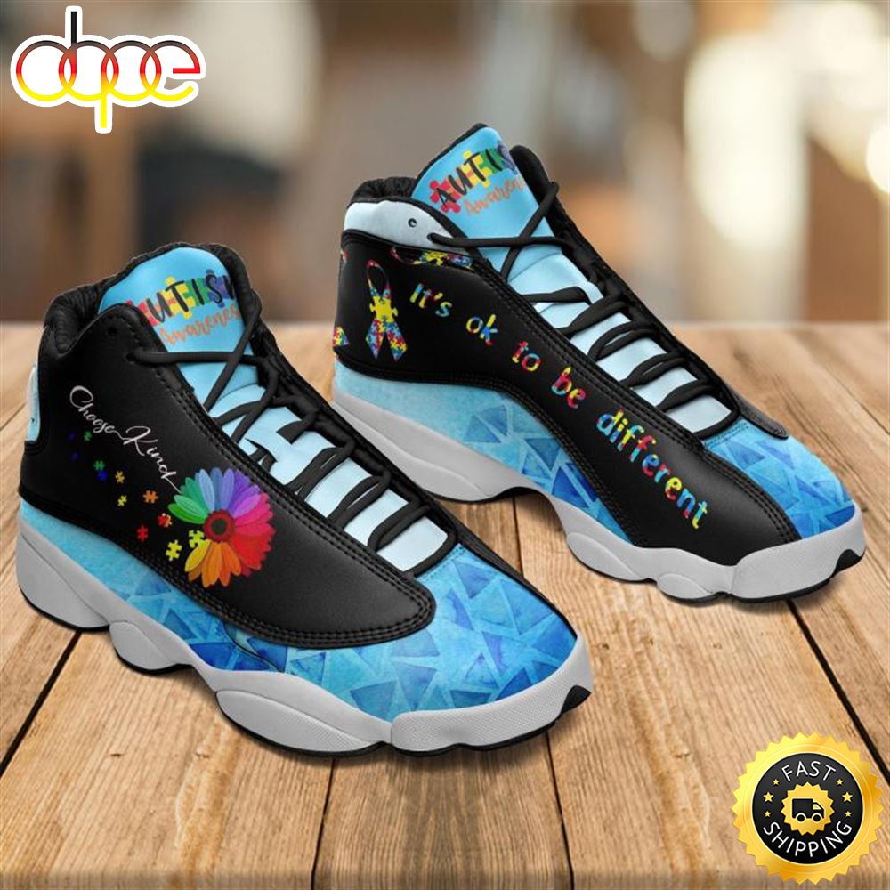 Sportswearmerch Its Ok To Be Different Autism Awareness AJ13 Sneakers Shoes For Men And Women