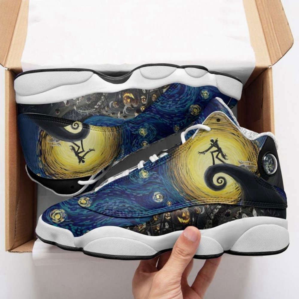 Sportswearmerch Jack Skellington Movie AJ13 Sneakers Shoes For Men And Women