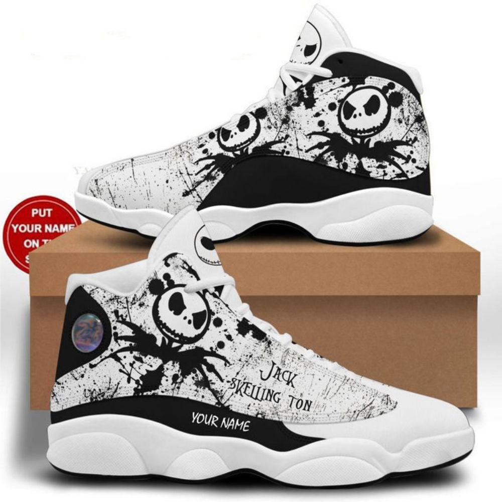Sportswearmerch Jack Skellington Movie AJ13 Sneakers Shoes For Men And Women