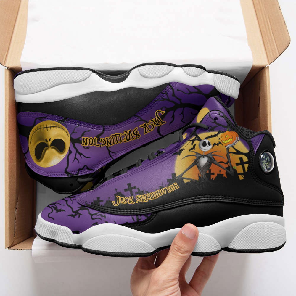 Sportswearmerch Jack Skellington Movie AJ13 Sneakers Shoes For Men And Women