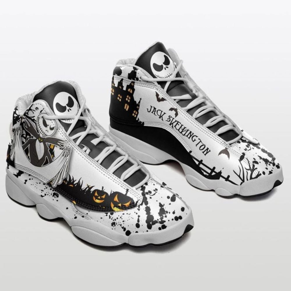 Sportswearmerch Jack Skellington Movie AJ13 Sneakers Shoes For Men And Women