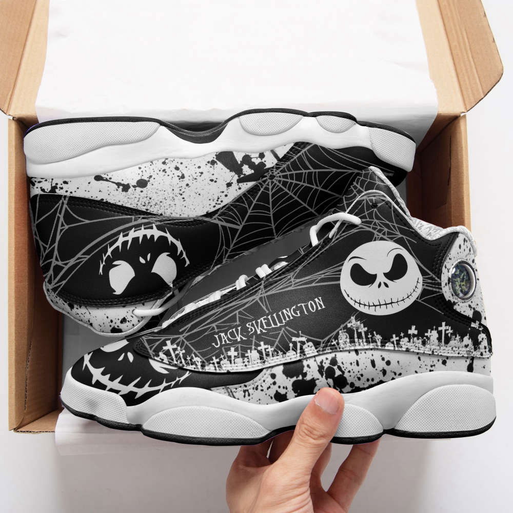 Sportswearmerch Jack Skellington Movie AJ13 Sneakers Shoes For Men And Women