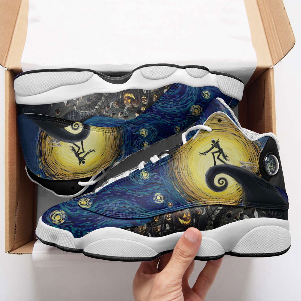 Sportswearmerch Jack Skellington Movie AJ13 Sneakers Shoes For Men And Women