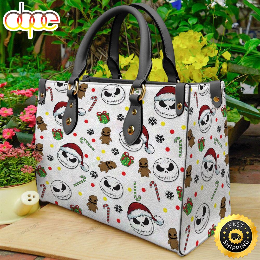 Sportswearmerch Jack Skellington Movie Christmas Women Leather Bag For Fan