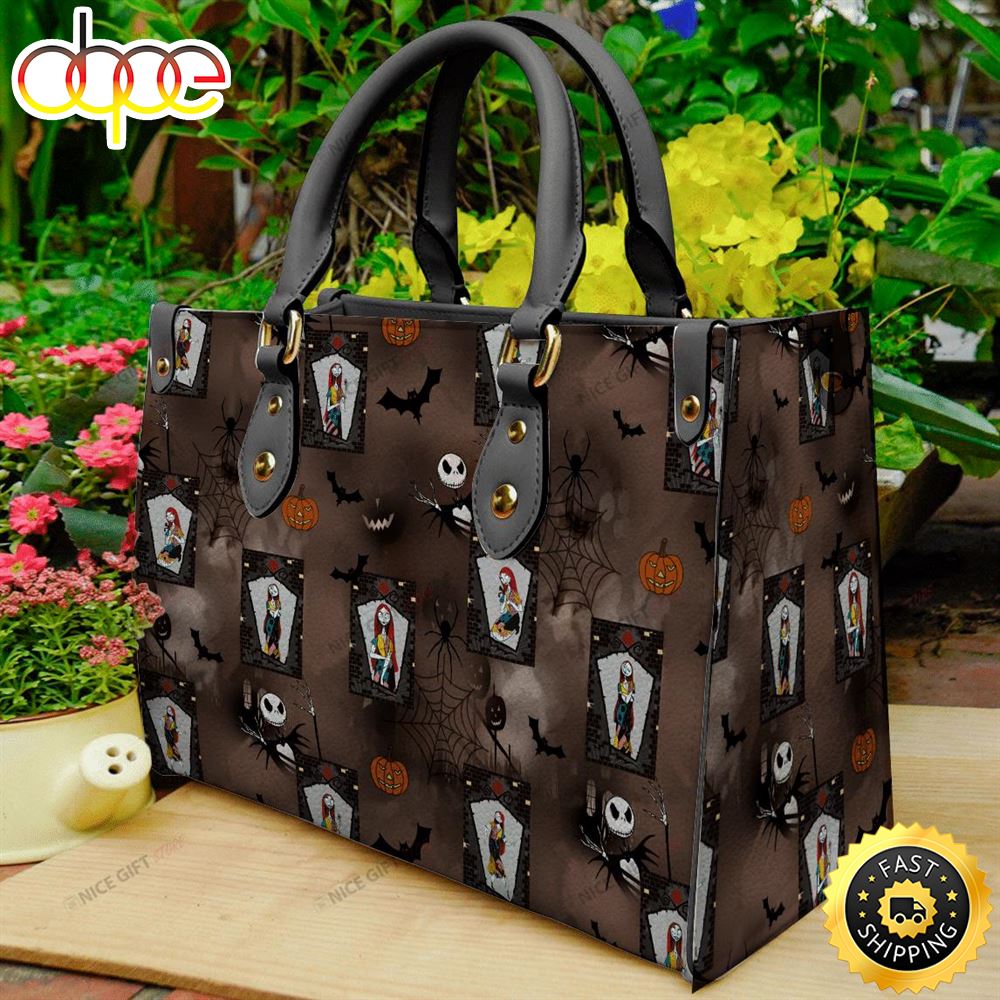 Sportswearmerch Jack Skellington Movie Leather Bag For Fan