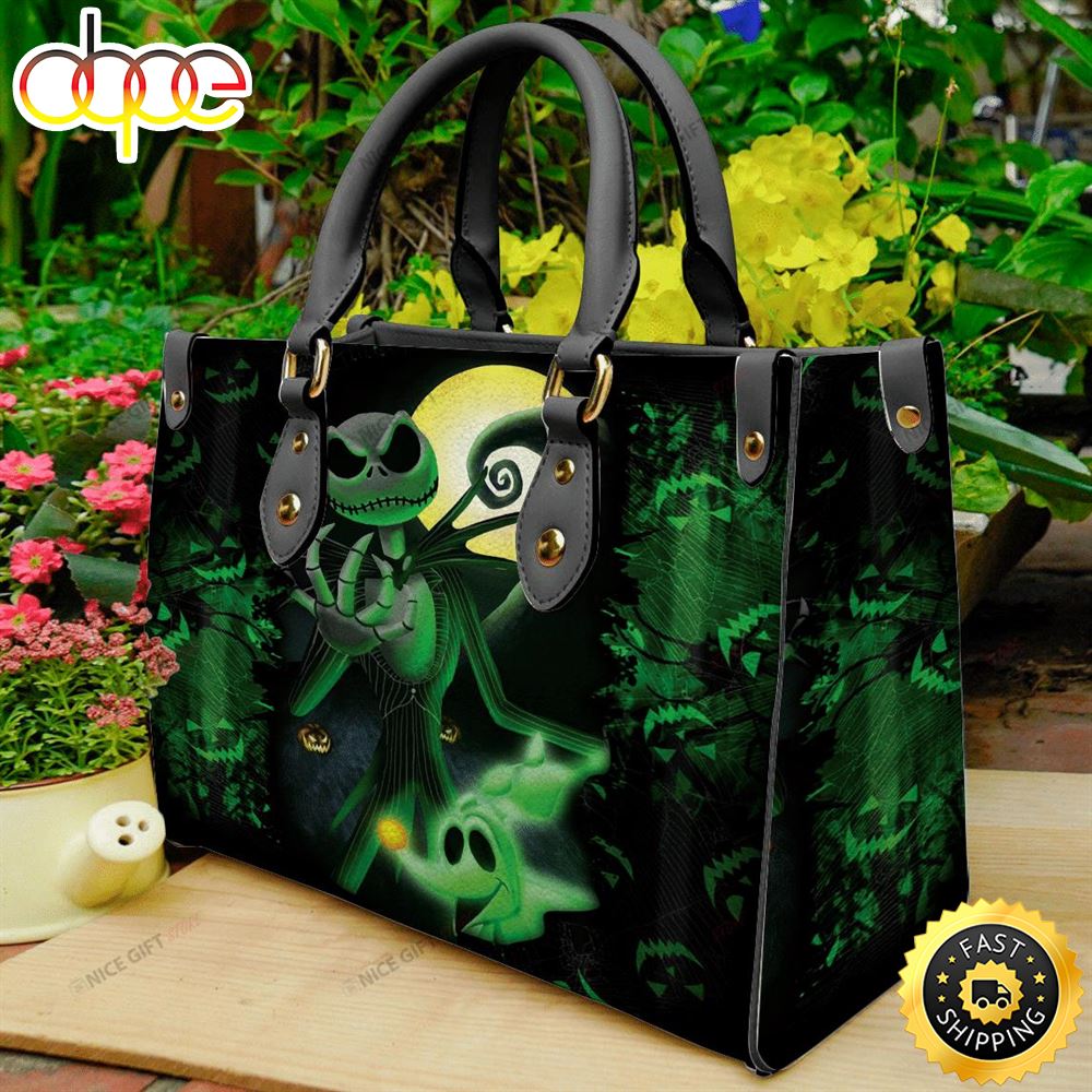 Sportswearmerch Jack Skellington Movie Leather Bag For Fan