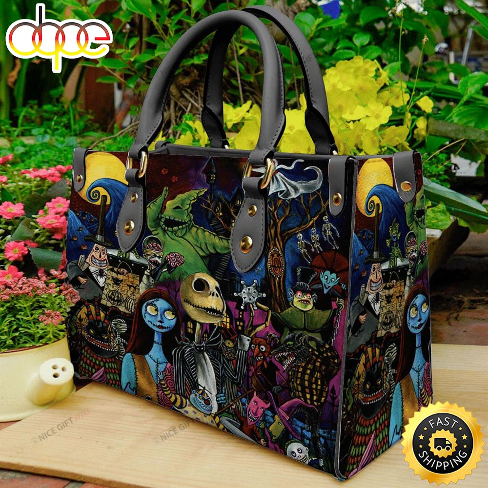 Sportswearmerch Jack Skellington Movie Leather Bag For Fan