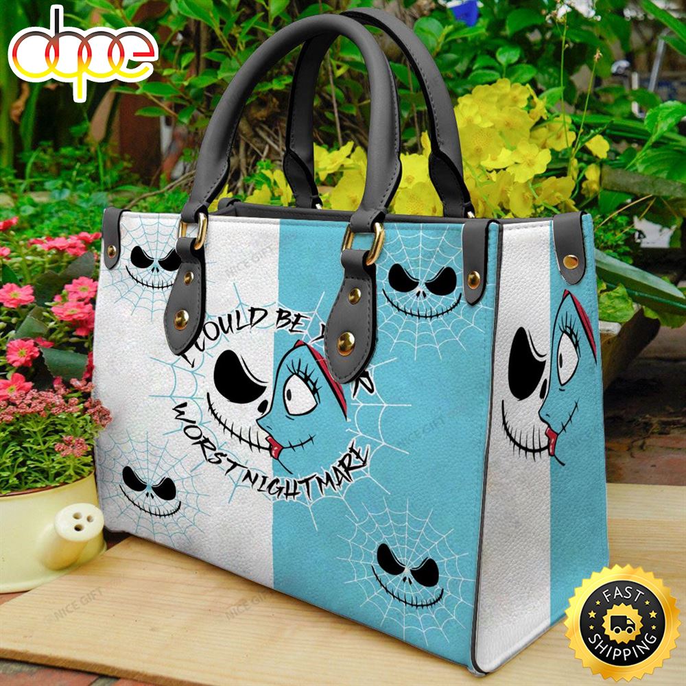Sportswearmerch Jack Skellington Movie Leather Bag For Fan
