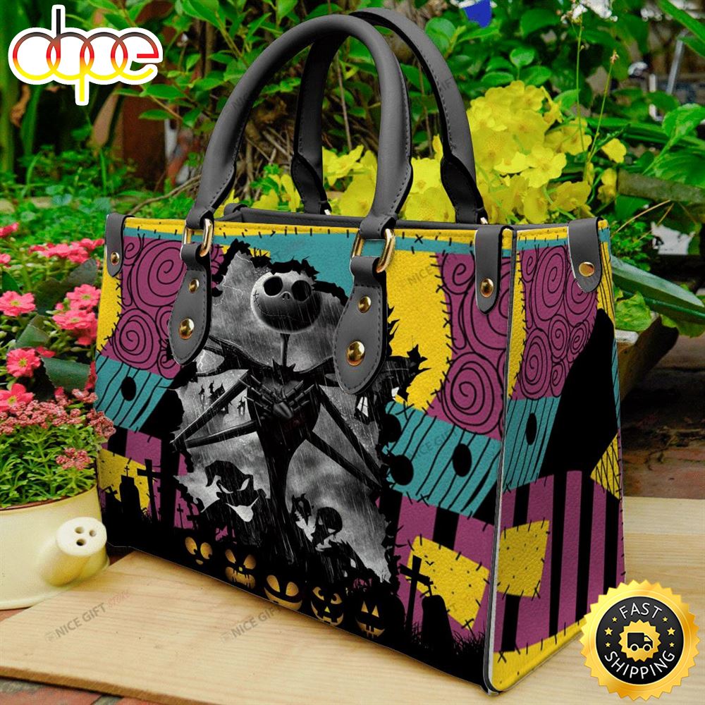 Sportswearmerch Jack Skellington Movie Leather Bag For Fan