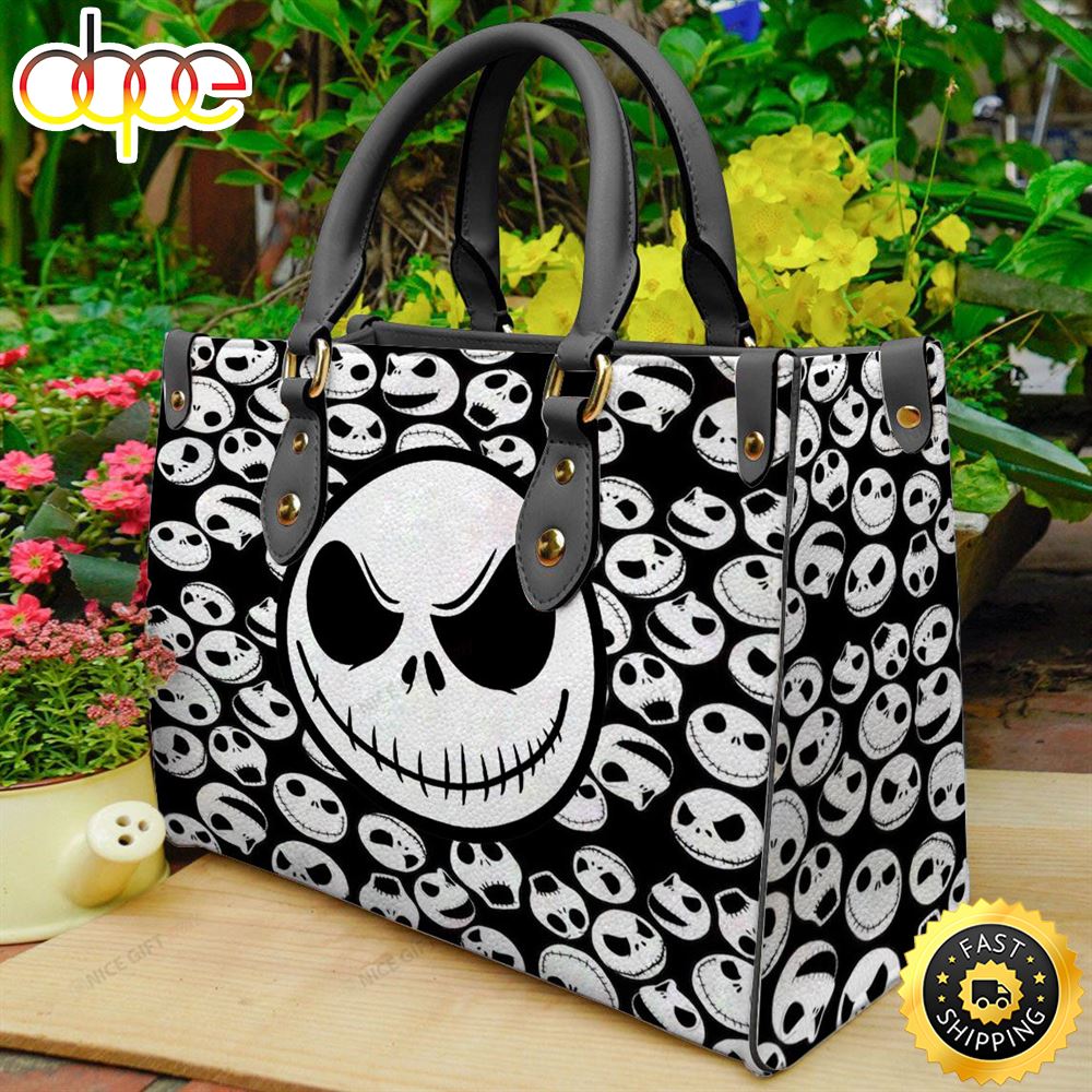 Sportswearmerch Jack Skellington Movie Leather Bag For Fan
