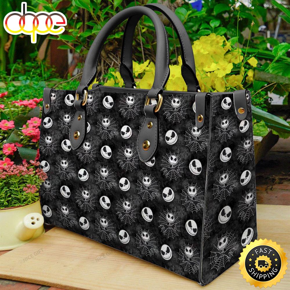 Sportswearmerch Jack Skellington Movie Leather Bag For Fan