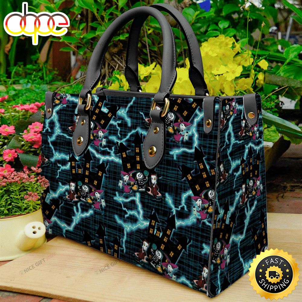 Sportswearmerch Jack Skellington Movie Leather Bag For Fan