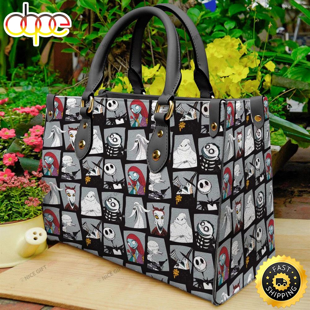 Sportswearmerch Jack Skellington Movie Leather Bag For Fan
