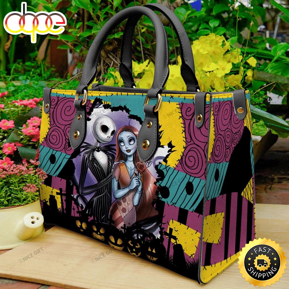 Sportswearmerch Jack Skellington Movie Leather Bag For Fan