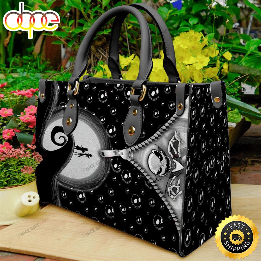 Sportswearmerch Jack Skellington Movie Leather Bag For Fan