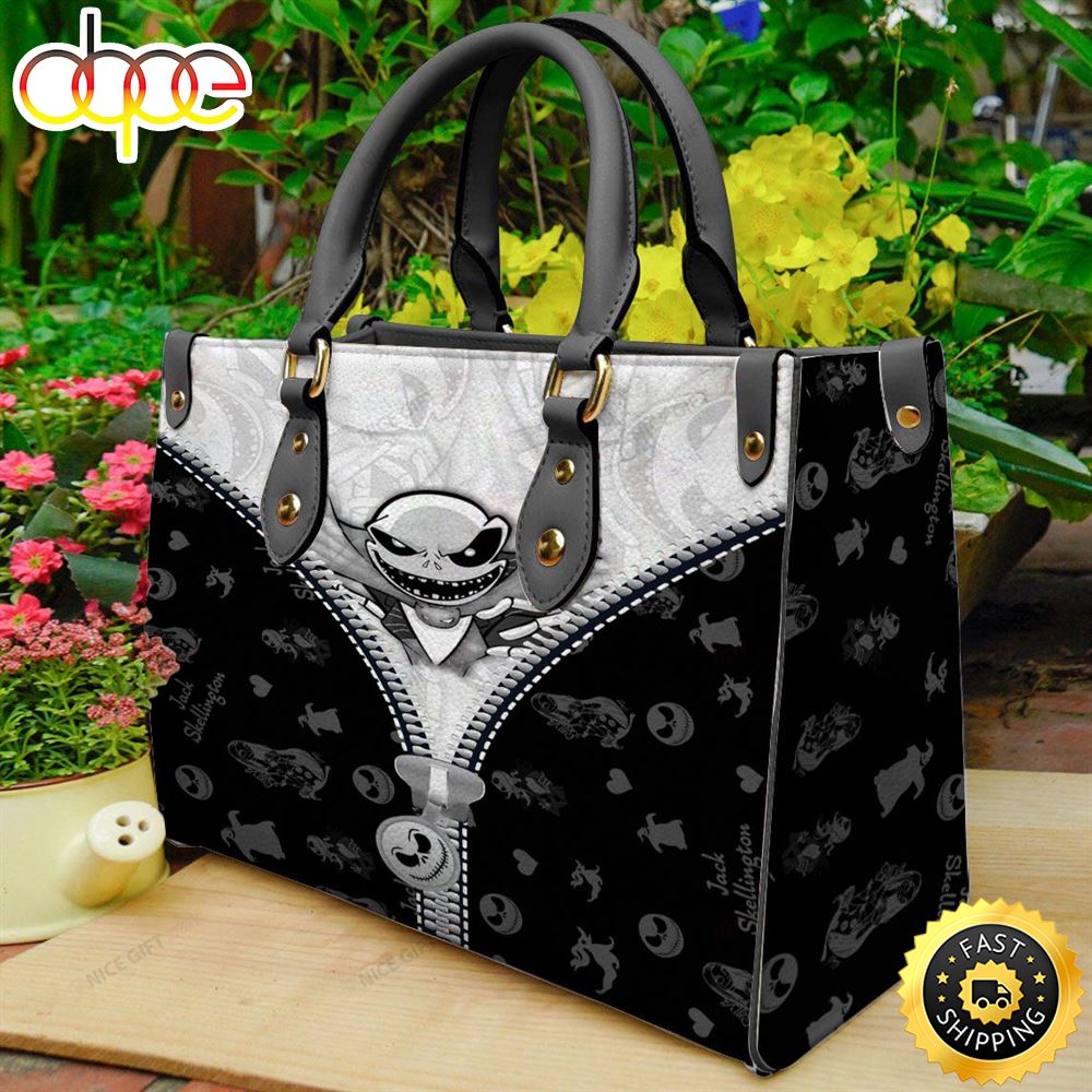 Sportswearmerch Jack Skellington Movie Women Leather Bag For Fan