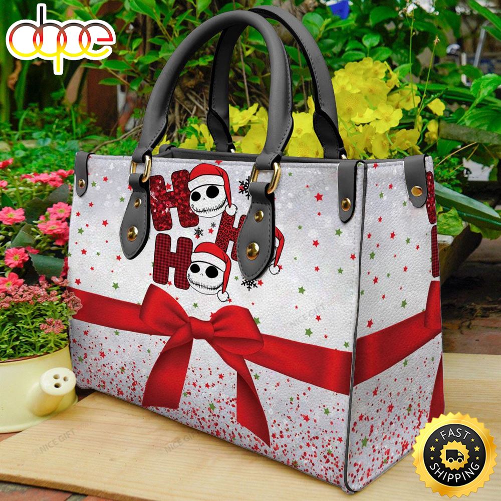 Sportswearmerch Jack Skellington Movie Women Leather Bag For Fan
