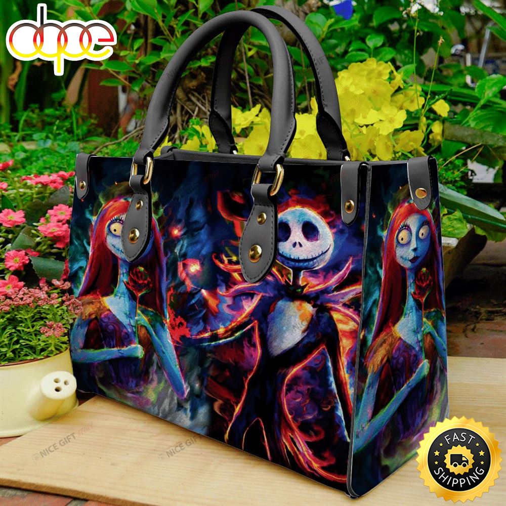 Sportswearmerch Jack Skellington Movie Women Leather Bag For Fan