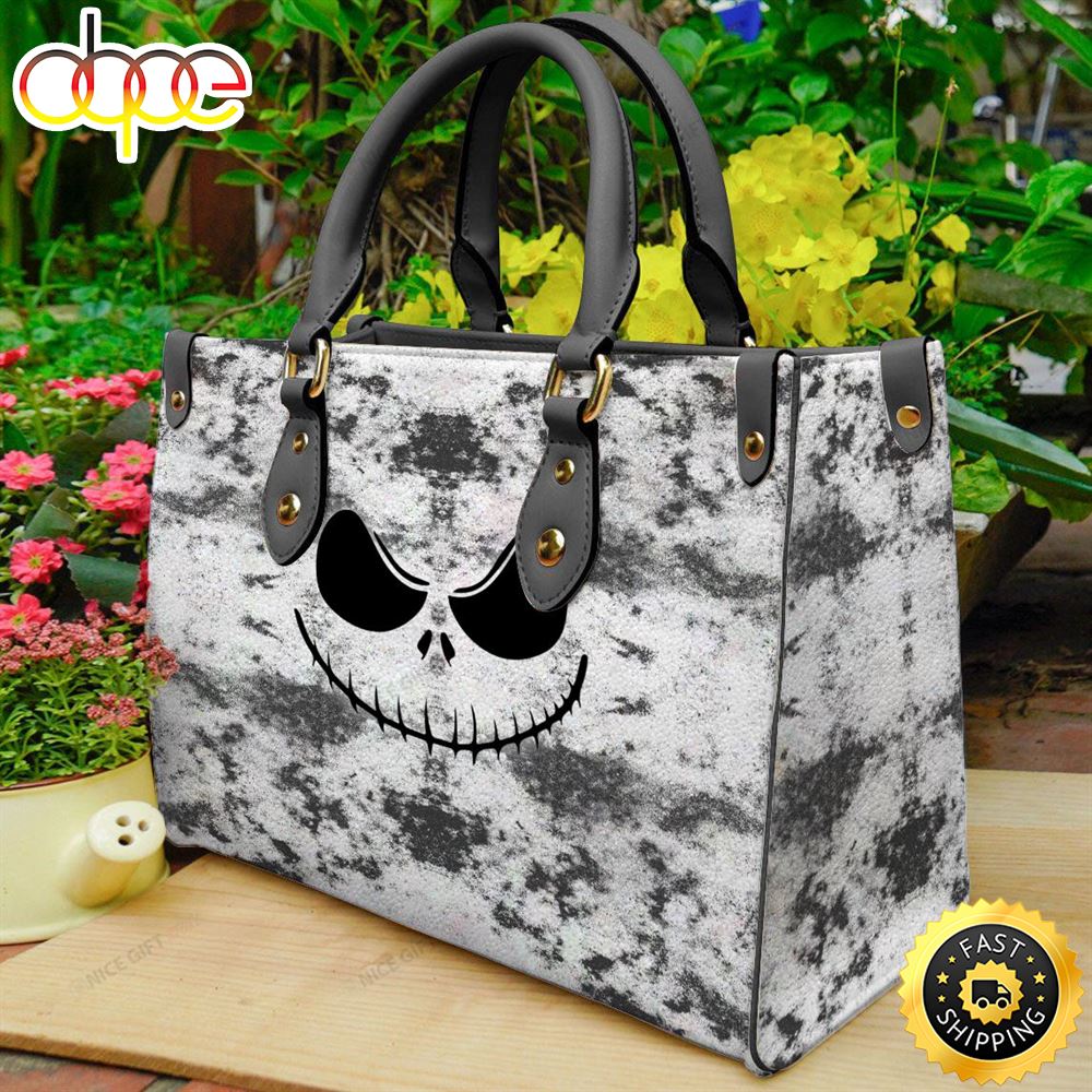 Sportswearmerch Jack Skellington Movie Women Leather Bag For Fan