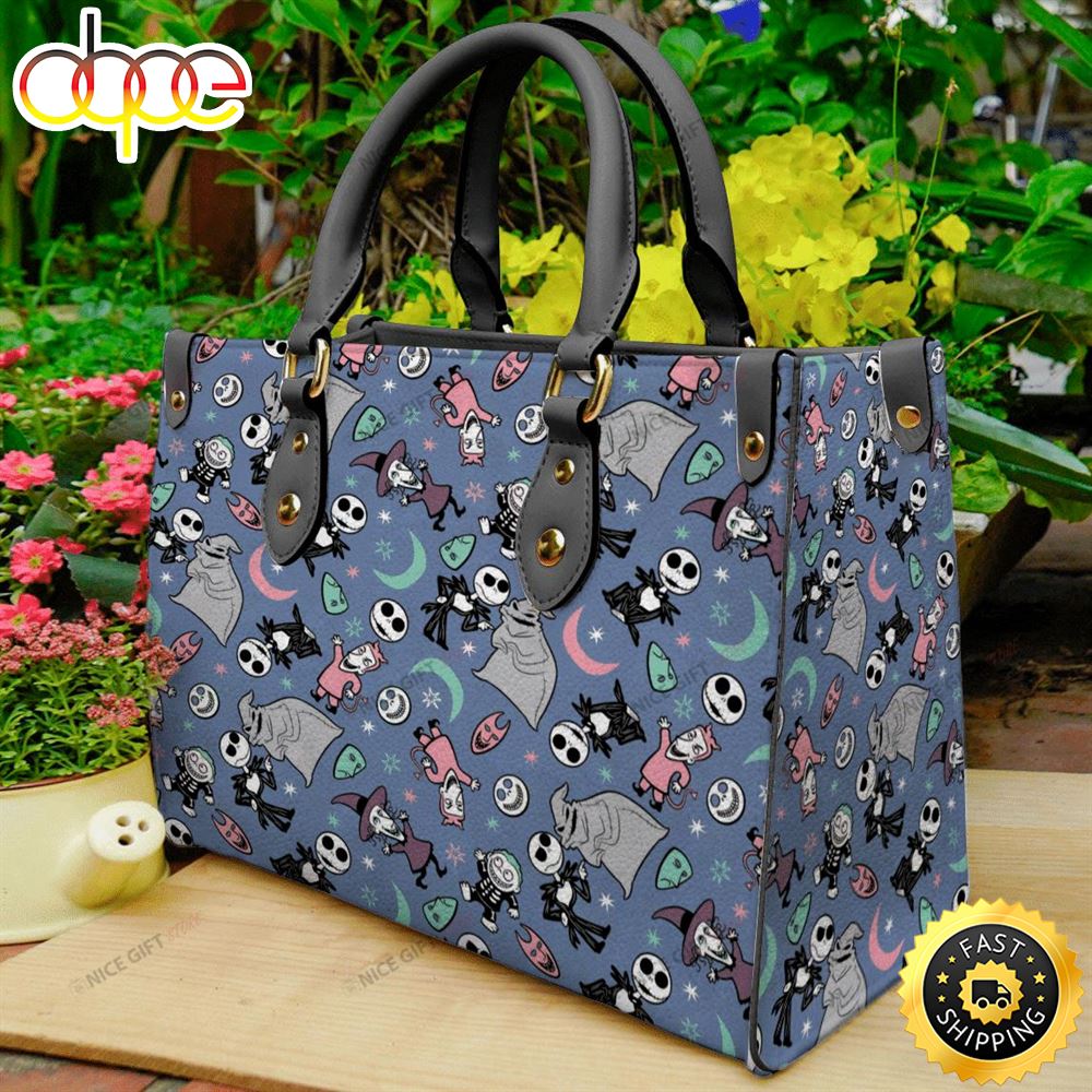 Sportswearmerch Jack Skellington Movie Women Leather Bag For Fan