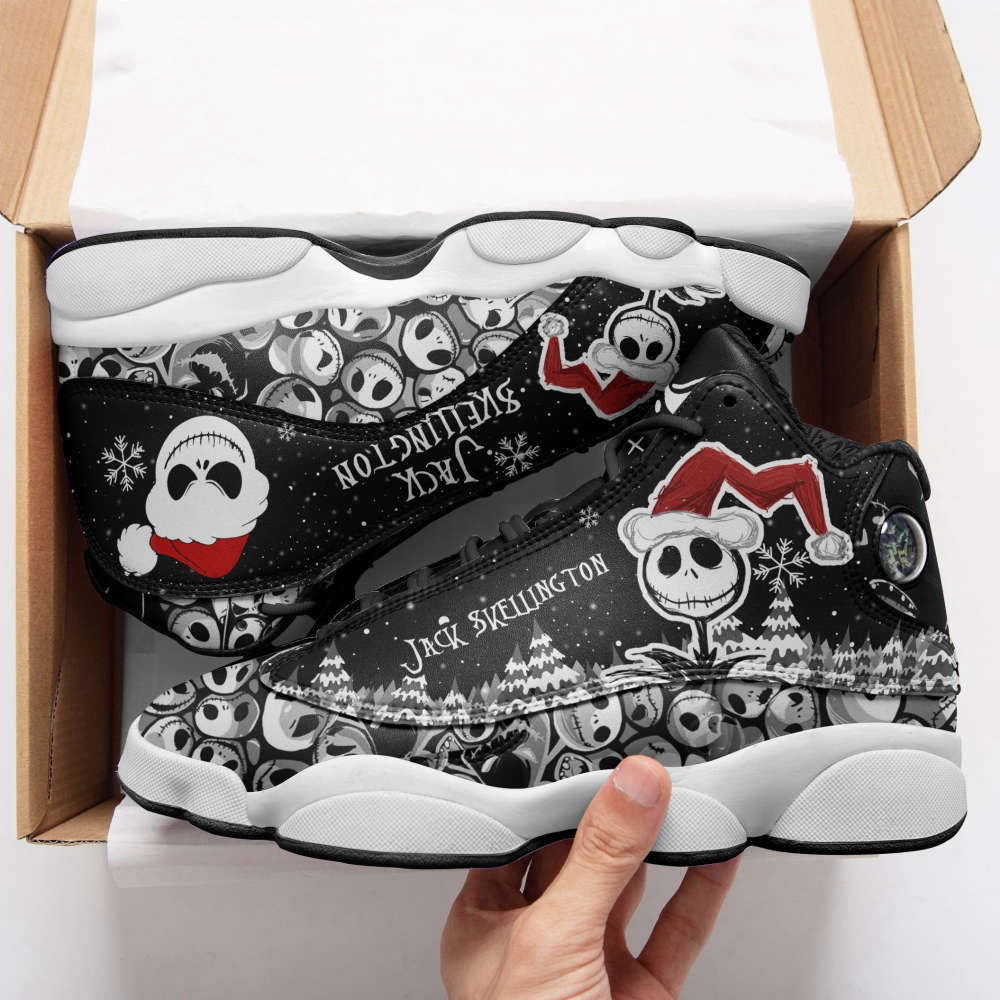 Sportswearmerch Jack Skellington Movie Xmas AJ13 Sneakers Shoes For Men And Women