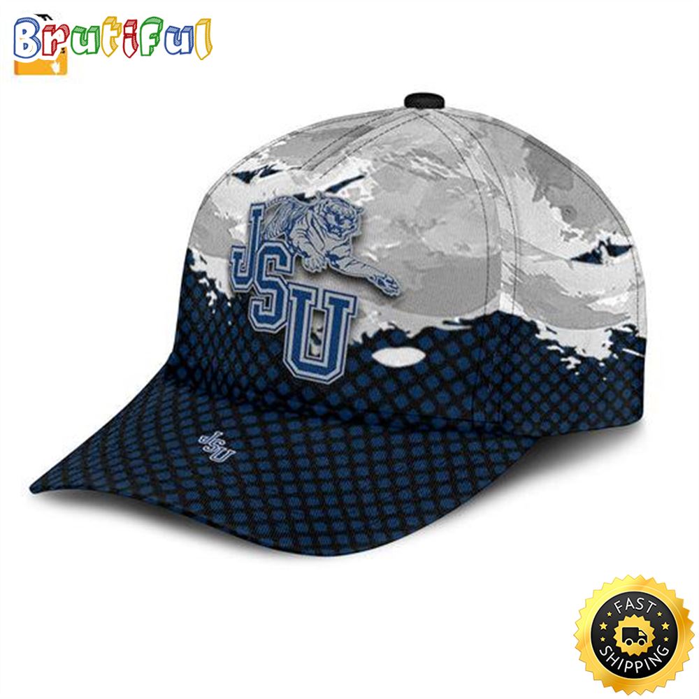 Sportswearmerch Jackson State Tigers NCAA Grunge Classic Cap For Fan