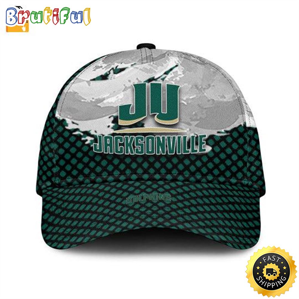 Sportswearmerch Jacksonville Dolphins NCAA Grunge Classic Cap For Fan
