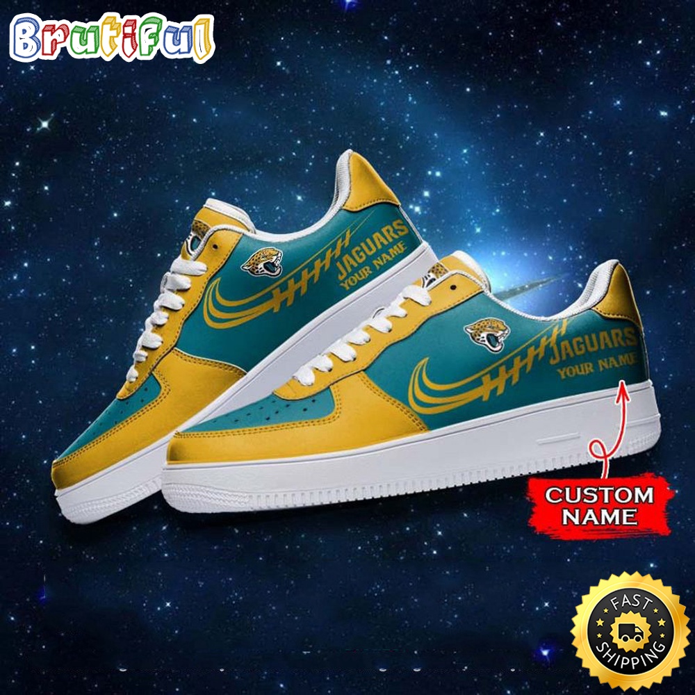 Sportswearmerch Jacksonville Jaguars NFL Air Low-Top Sneakers Shoes For Men And Women